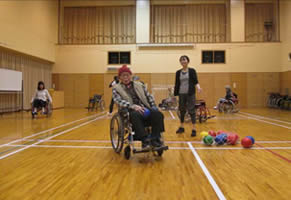 障がい児者スポーツ体験・ボランティア講習会【車椅子ハンドボール】-6
