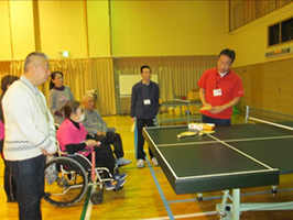 障がい者スポーツ体験・ボランティア講座「視覚障がい者のスポーツを体験してみよう」-2