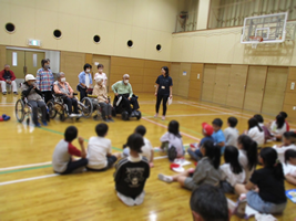 高美南小学校ボッチャ交流-2