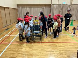 安中青少年会館パレットクラブ車いす体験-2