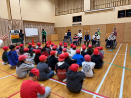 高美南小学校ボッチャ交流-1